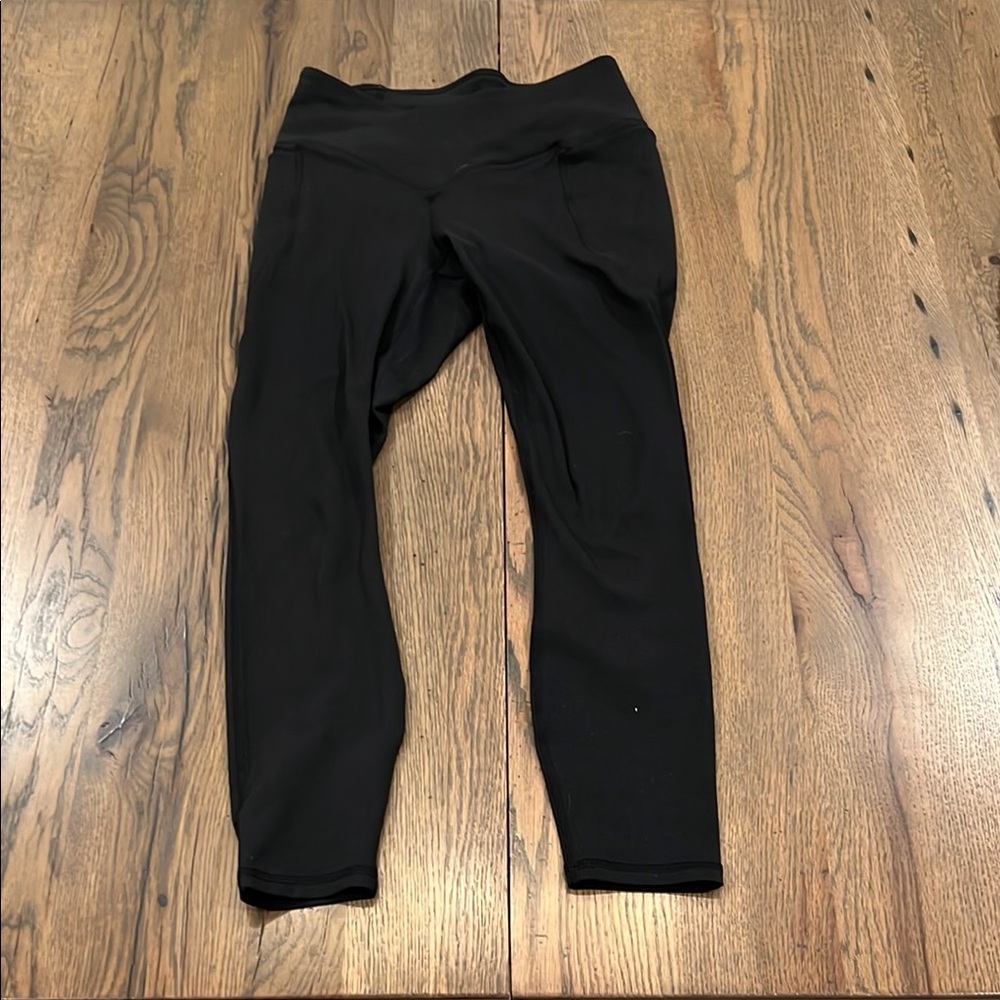 Fabletics Black Leggings with Performance Fabric and Slim Fit